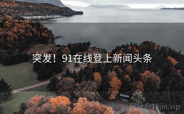 突发！91在线登上新闻头条
