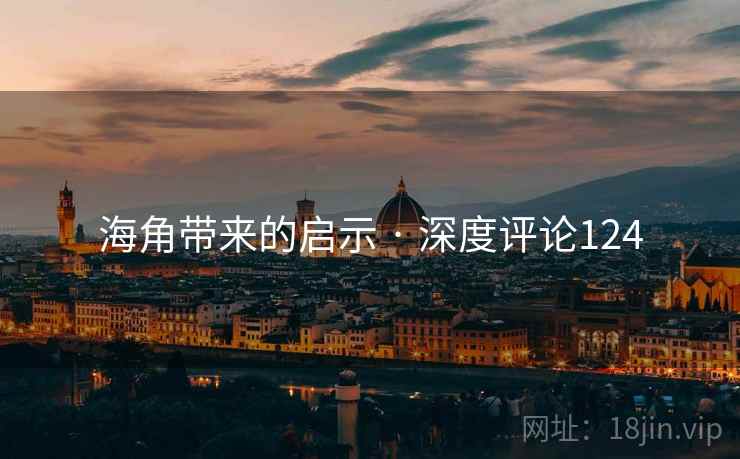 海角带来的启示 · 深度评论124